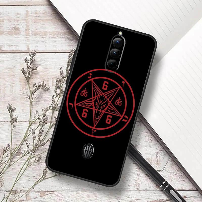 Чехол с пентаграммой 666 демоническая сатана для Nubia Red Magic 9 8 Pro Plus чехол 6R 6S 7S 6 7 8S