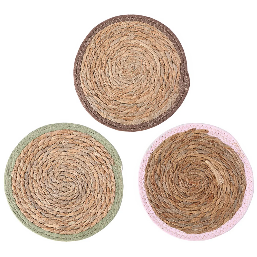 

3PCS Kitchen Bowl Pad Pot Mat Heat-resistant Decorative Bowl Pad for Home Kitchen