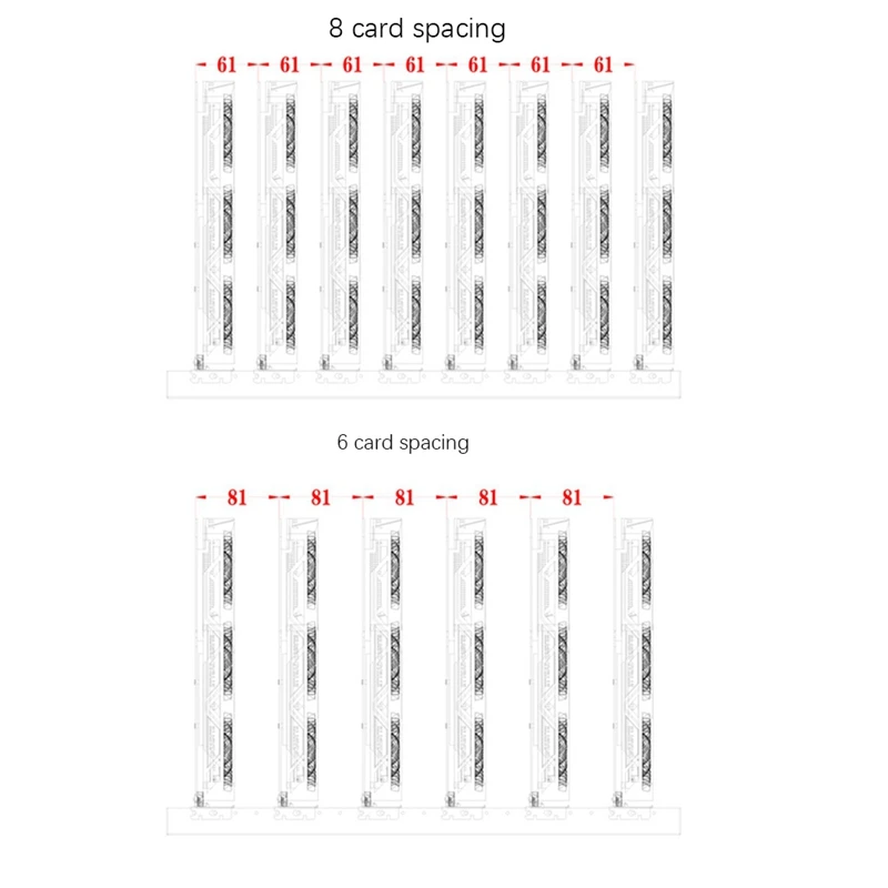 Рамка с открытым добывающим каркасом аксессуары для майнинга ETH/ETC/ZEC Ether