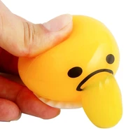 squishy puking egg yolk stress ball with yellow goop relieve stress toy funny squeeze tricky antistress disgusting egg toy