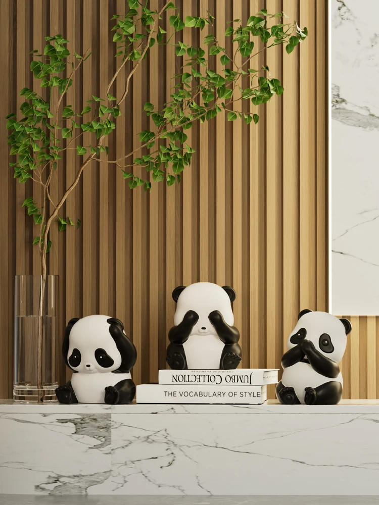 Статуя панды лечебные эмоции простое украшение для дома новый Декор гостиной