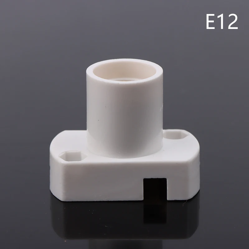

1 шт., Белая Мини-винтовая основа для лампы E12 E14 E17