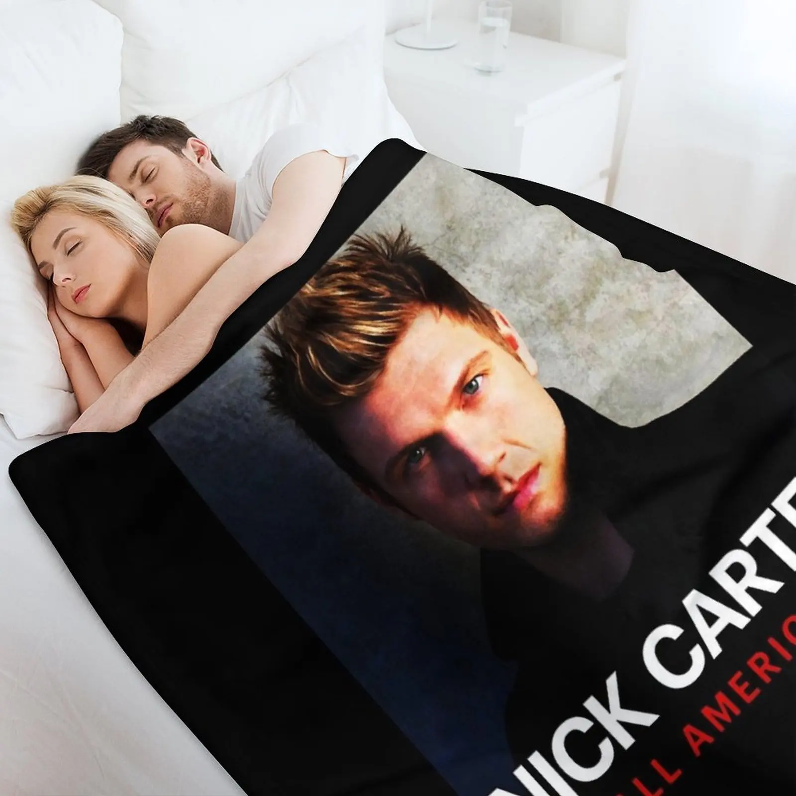 Специальный певец человек кантри Ник Картер ракушки трендовый продавец одеяло