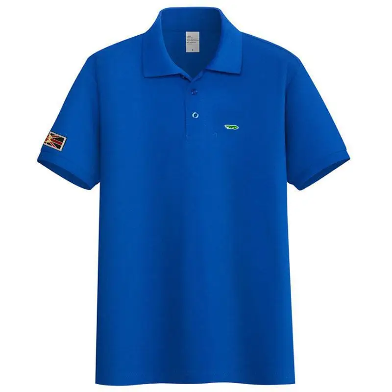 Рубашка-поло мужская с коротким рукавом из натурального хлопка - купить по