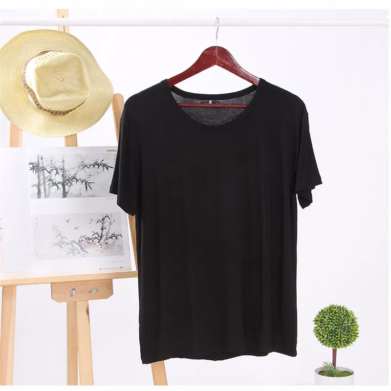 

B1300-Summer new men's T-shirts solid color slim trend casual short-sleeved fashion