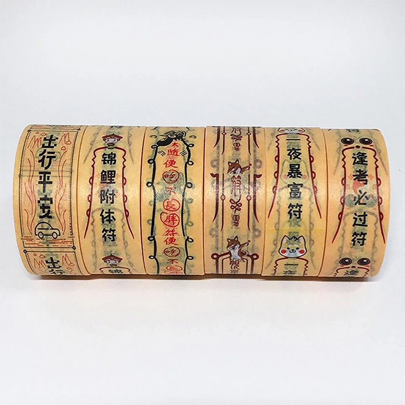 Креативная рунистая бумажная лента для рыболовной удочки декоративная