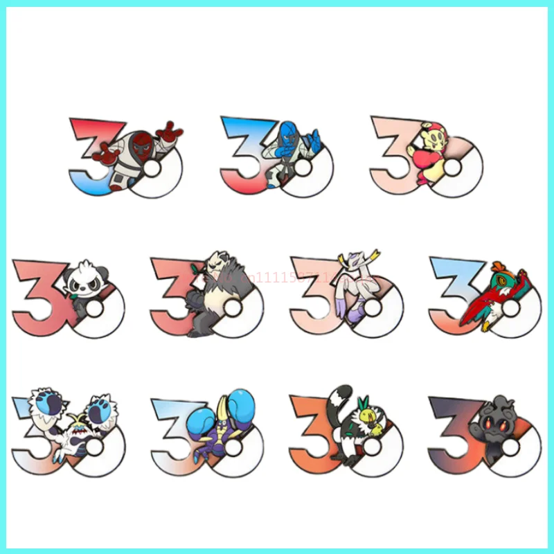 Фото Магнит на холодильник к 30-летию PokéMon: Лукарио и Корайдон (боевые типы), аниме-мерч, декор для дома, для коллекционеров №4