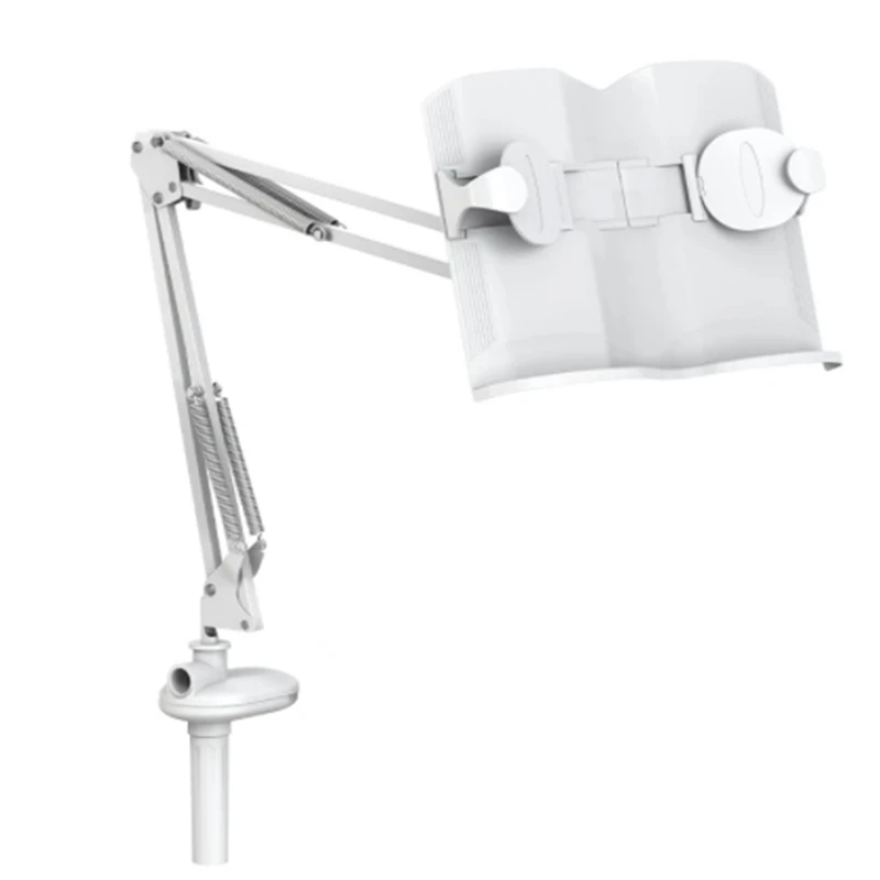 

Настольная книжная скобка для чтения с длинной ручкой для детей, стойка для чтения, вращающийся под несколькими углами держатель для книг, п...