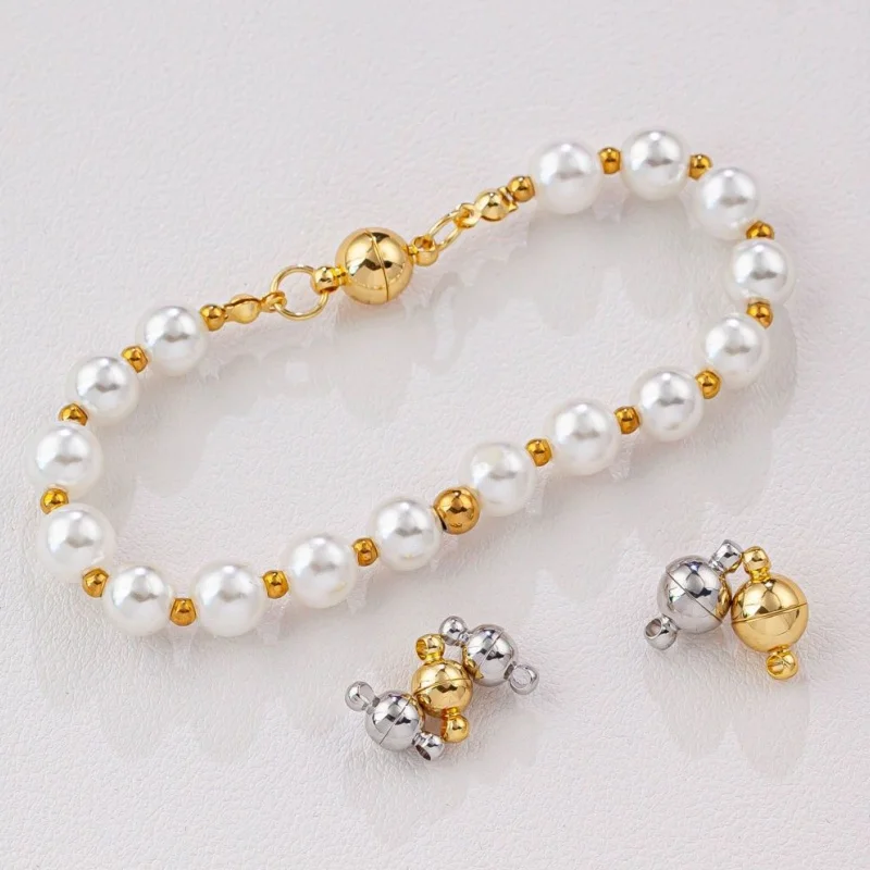 3 пары 10/12 мм круглые магнитные разъемы застежки подвески торцевая крышка для