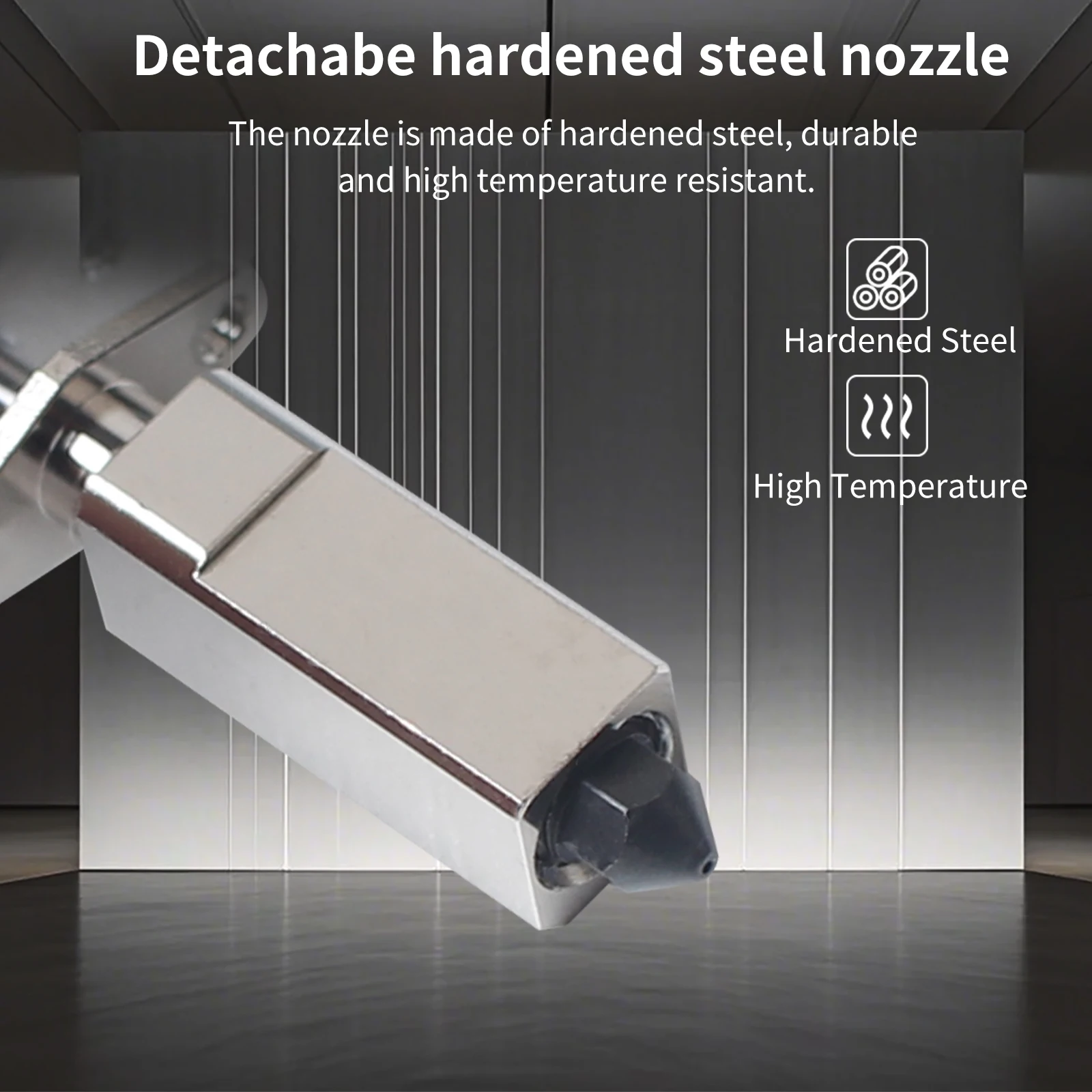 Фото Для SV08 Модернизированное сопло из закаленной стали HotEnd Kit Высокотемпературное сопло для 3D-принтера SV08 №5