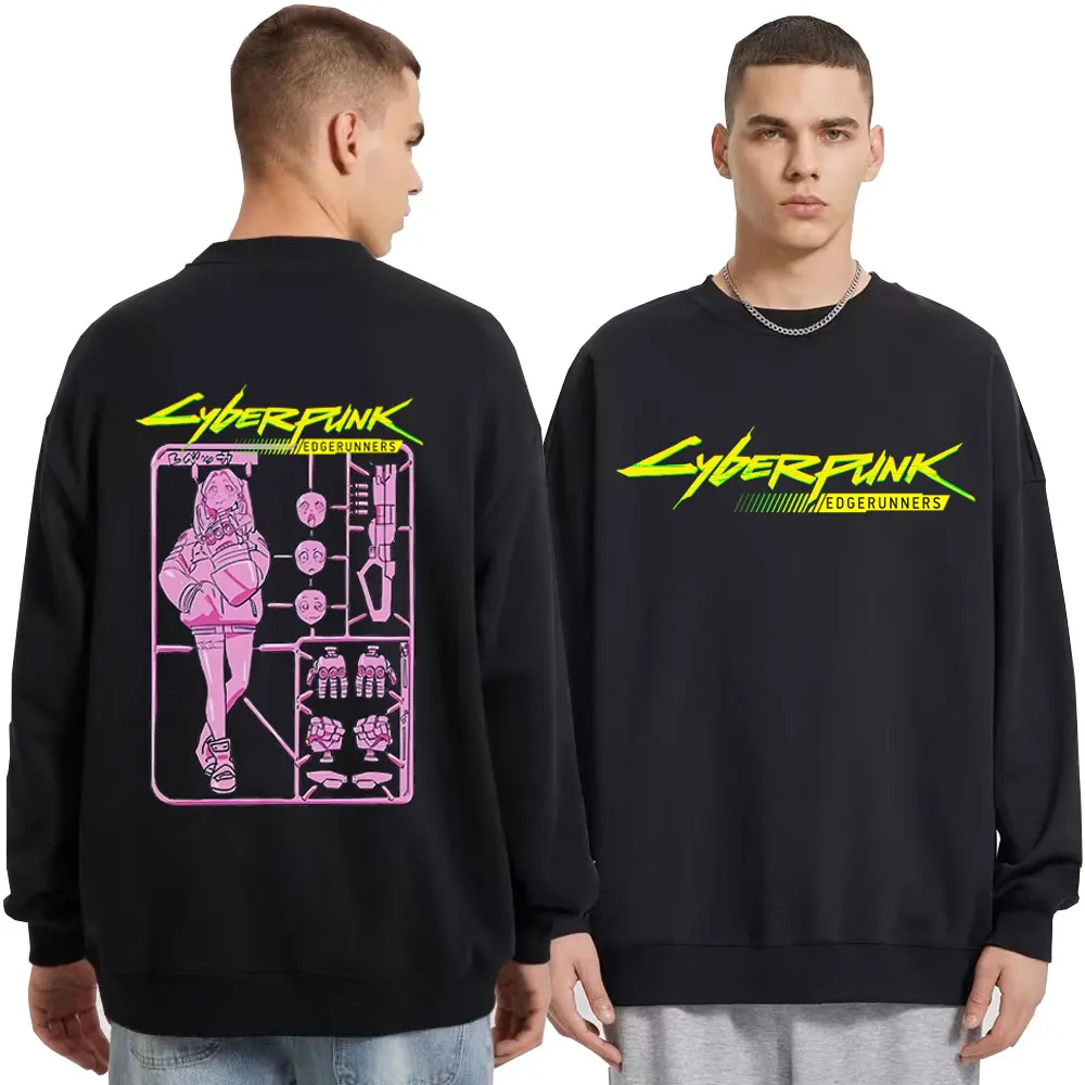 

Crewneck Sweatshirt Rebecca Anime Cyberpunk Edgerunners Hoodie Fashion Hipster Hoodies Hip Hop Winter Casual Couples Streetwear