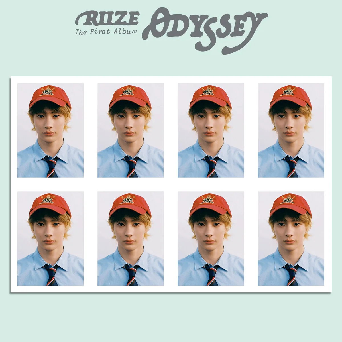 

1/6 шт. Kpop RIIZE ODYSSEY альбом HD один дюйм фото Wonbin Shotaro Anton Sohee униформа ID карты резюме паспорт изображение фанаты подарок