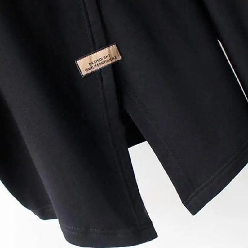 Женские толстовки с длинным рукавом топы разрезом сзади женские свободные