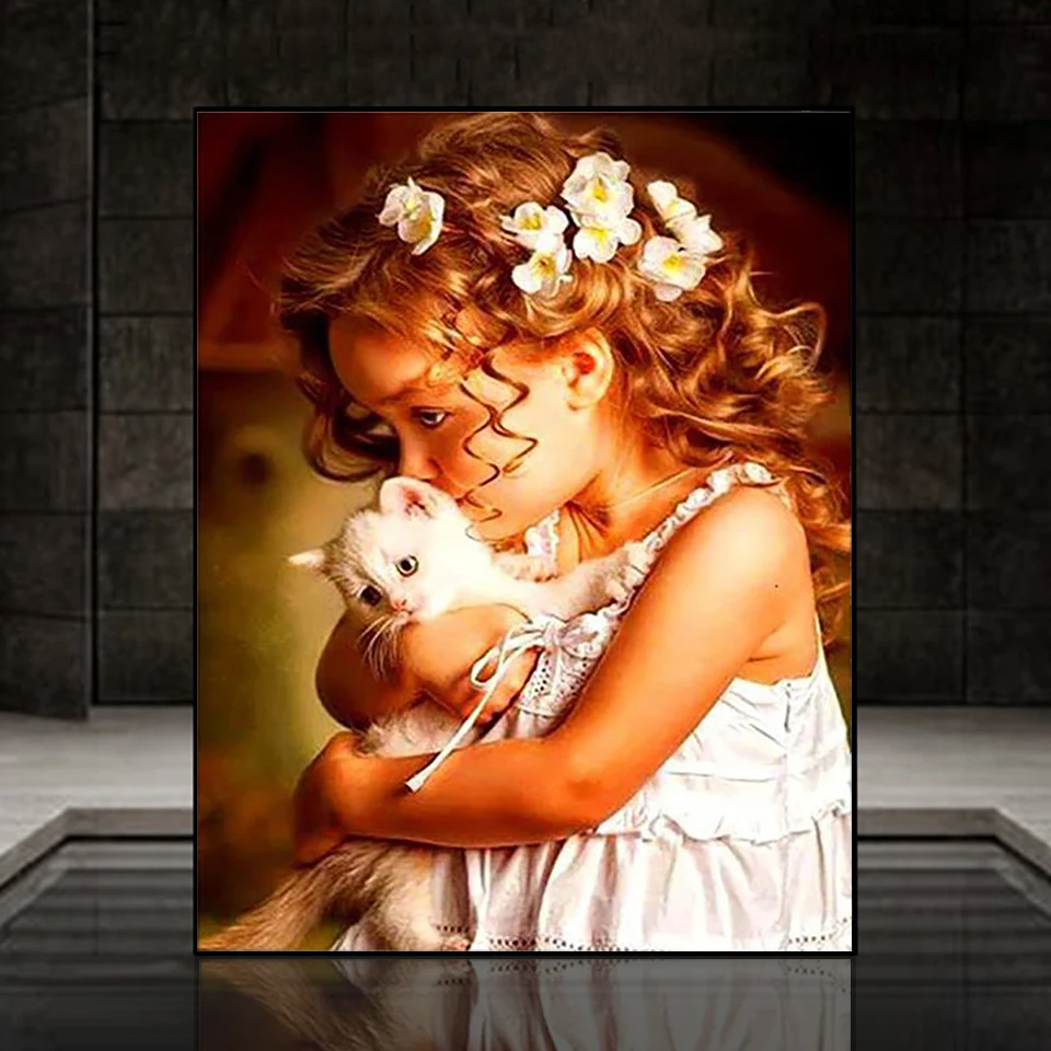 

New Collection Diamond Painting Art Kits Girl Home Decor Embroidery 5d Diamond Mosaic Cross Stitch Decorative Paintings