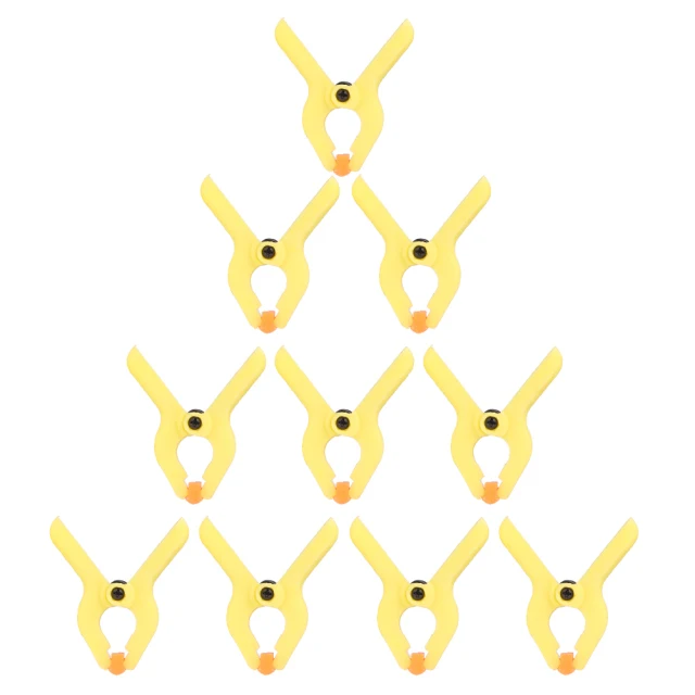 

10 Pcs 2In Color A Shape Spring Clips DIY Woodworking Tools Plastic Nylon Clamps Hand Tools Accessories