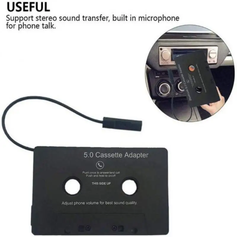 

Прочная Автомобильная аудиокассета Mp3/sbc/стерео Bluetooth аудио кассета портативная Универсальная 1 шт. многофункциональная автомобильная лент...