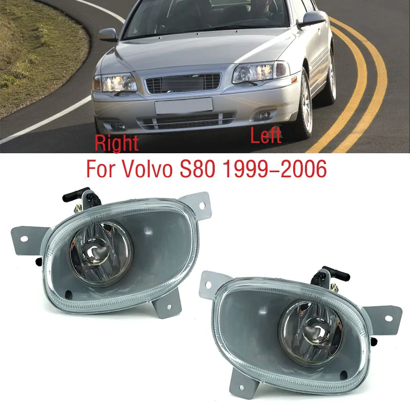 

For Volvo S80 1999 2000 2001 2002 2003 2004 2005 2006 Car Front Bumper Fog Light Lamp Foglight Foglamp Without Bulb