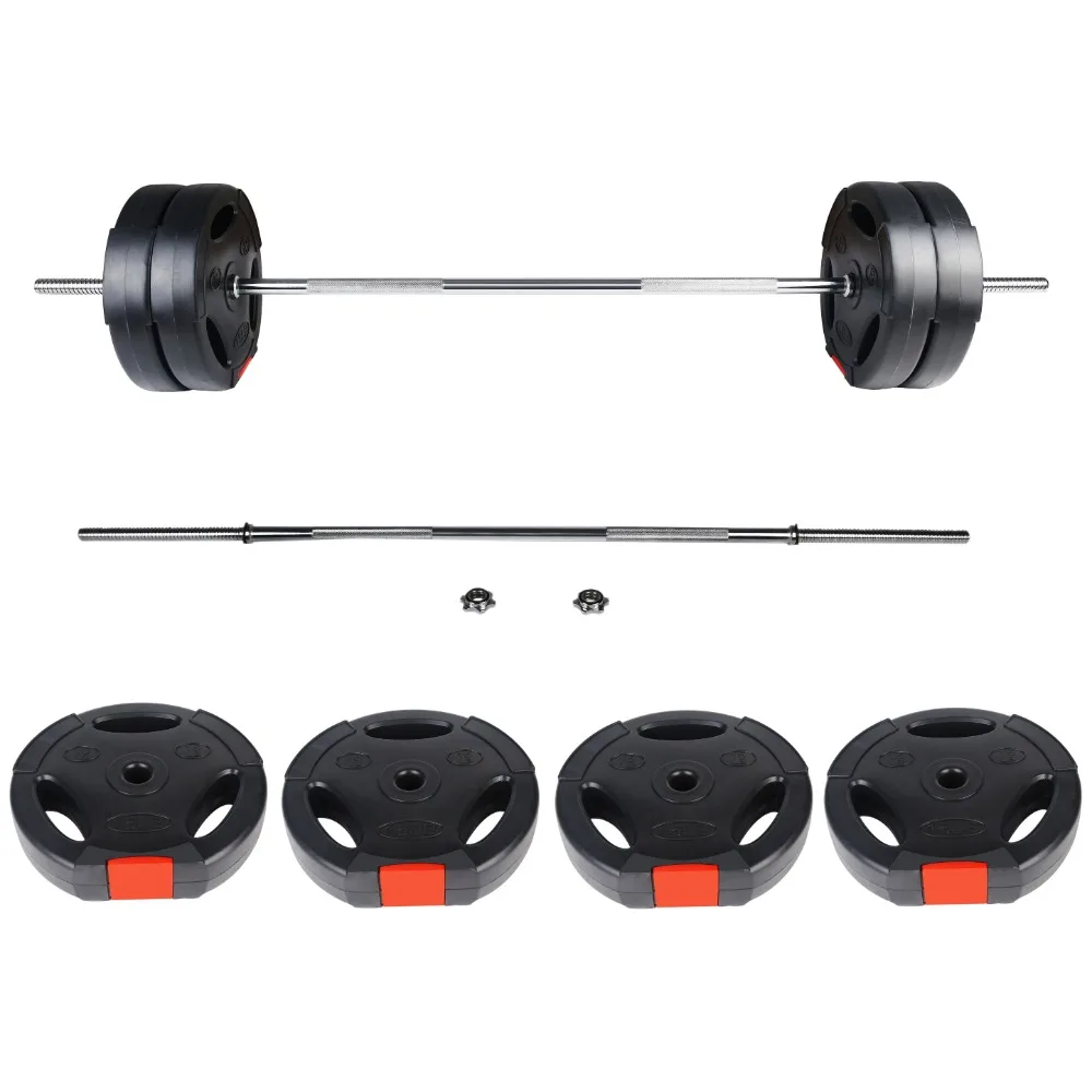 

Виниловая стандартная 1-дюймовая пластина для силовых тренировок, тяжелой атлетики и кроссфита, пара или набор с штангой