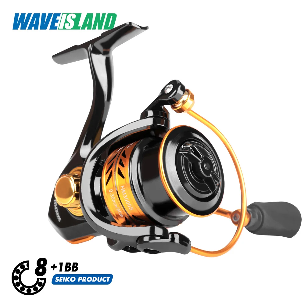 Катушка для спиннинга ловли карпа 8 + 1 шарикоподшипников |