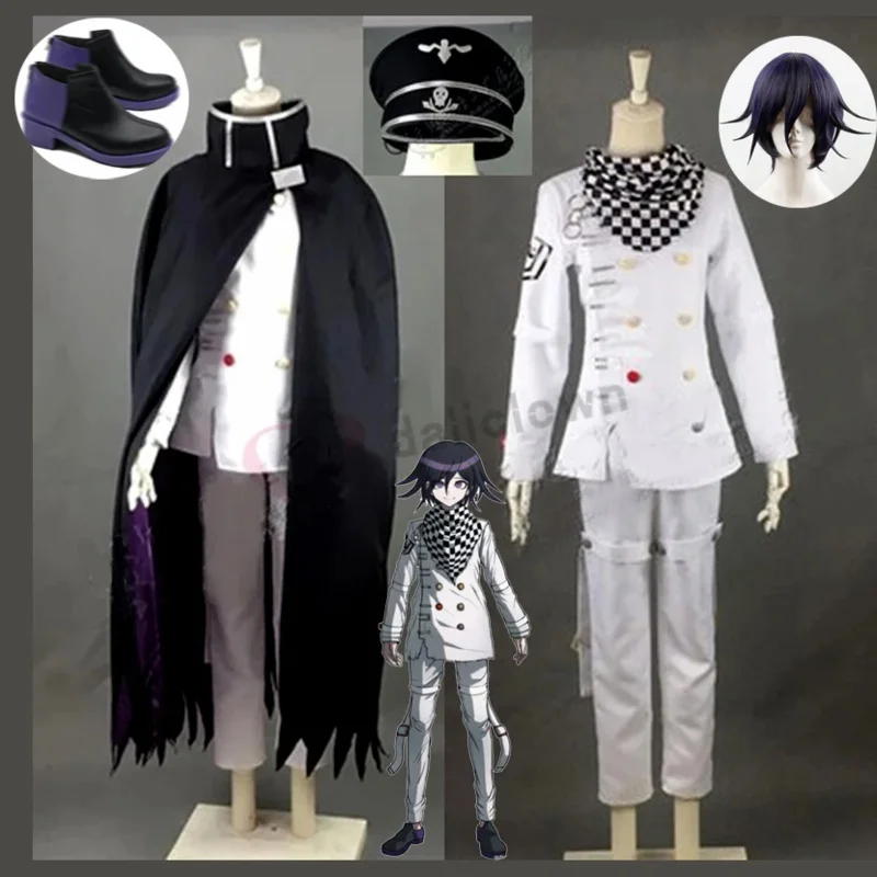 Костюм для косплея Danganronpa V3 Kokichi Ouma женская школьная форма костюм одежда парик