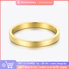 Простое базовое кольцо ENFASHION для женщин, золотистое минималистичное легкое кольцо из нержавеющей стали 2020, модные ювелирные изделия, женские кольца R4073