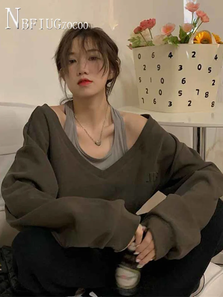 

Hot Girl Two Pieces Women Sweatshirt And Vest 2022 New Design Female Tops