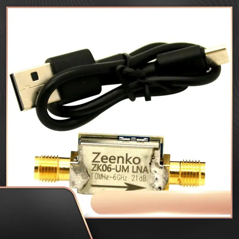 Фото Малошумящий усилитель серии Zeenko UM Интерфейс USB Type-C 20 дБ Модуль предусилителя мощности LNA RF с высоким коэффициентом усиления ZK06-UM-N34R №1