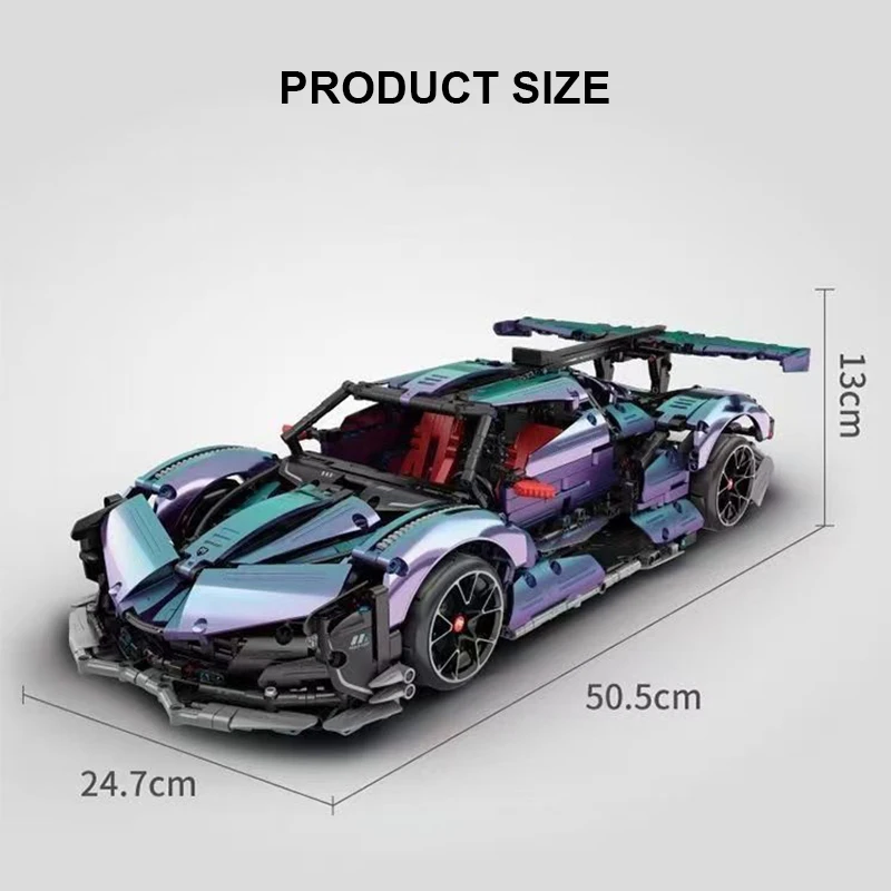 IM.MASTER 9826-2 MOC Техническое приложение RC супер спортивный автомобиль строительные