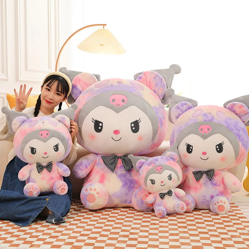 

Sanrio Cartoon Stuffed Kuromi My Melody Cinnamoroll Plush Toy Pillow Anime Kawaii Cute Soft Plushie Appease Girls Doll Toys Gift