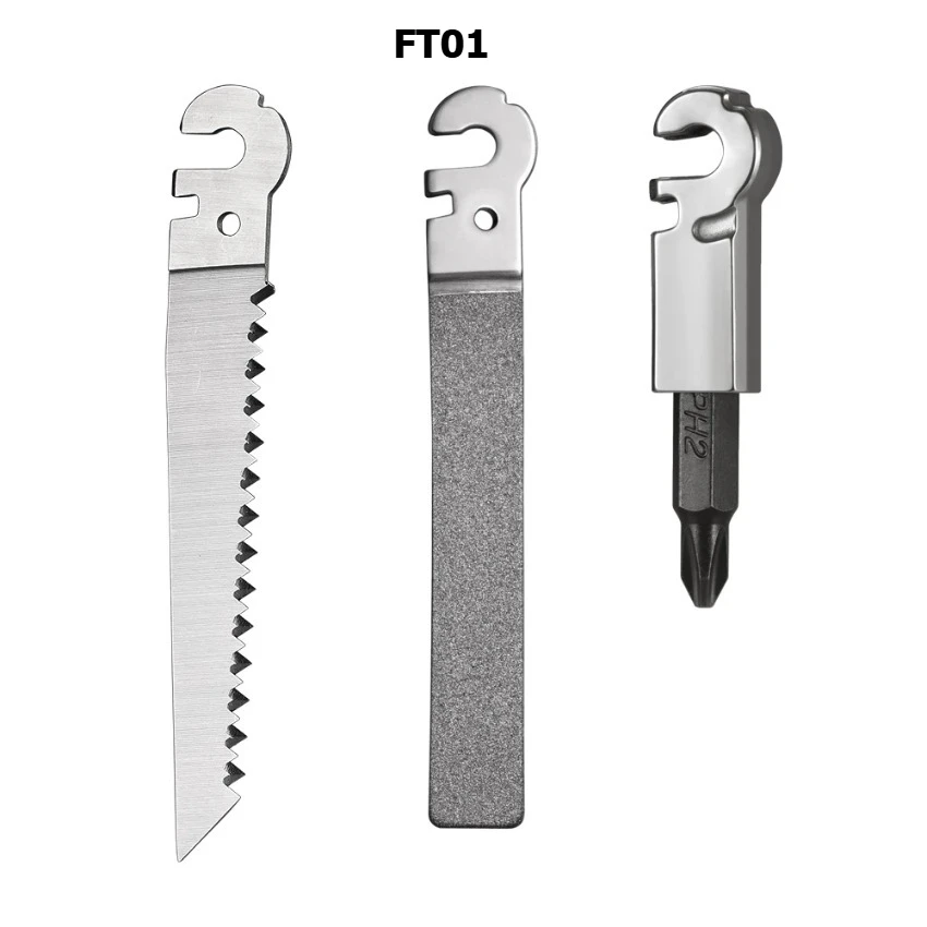 Фото Многофункциональный карманный инструмент R's Genuine S503G S804G Flex Companion Tool с модульной конструкцией и возможностью индивидуальной настройки (отвертка 1/4 дюйма, нож) №2