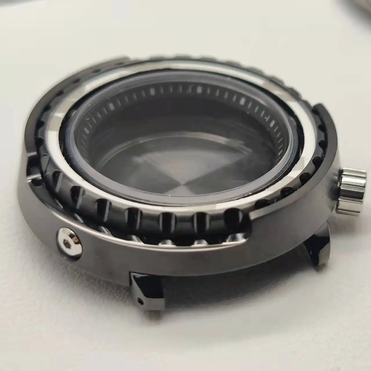 47mm case silver black NH35 tuna watch diving mechanical watch sapphire NH35/36 automatic movement