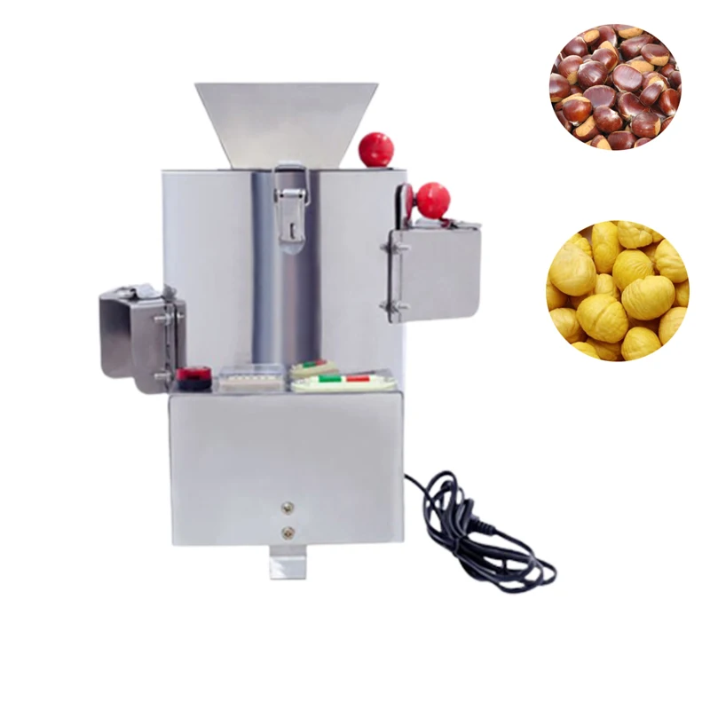 

220V Commercial Chestnut Sheller Machine Fully Automatic Chestnut Peeling Shelling Machine Chestnut Skin Peeler