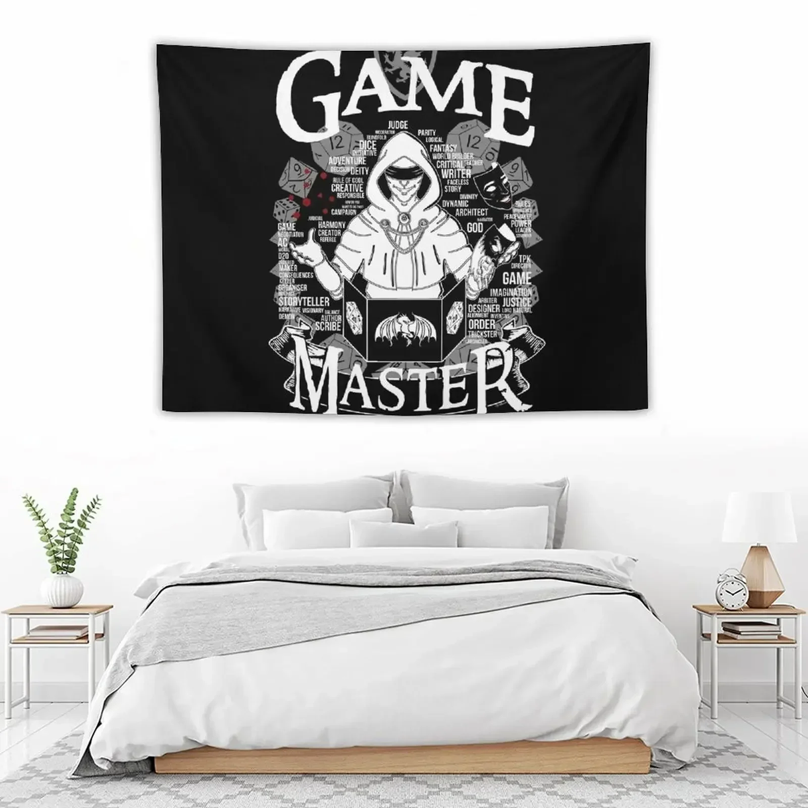 Game Master - Белый гобелен украшение для дома и комфорта