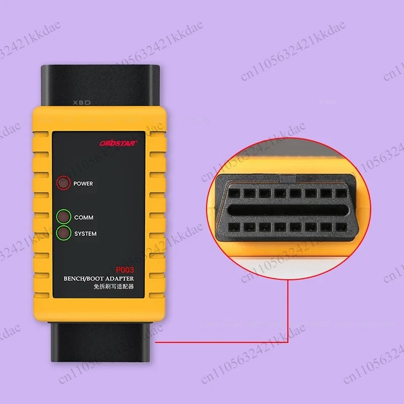 Фото Адаптер OBDSTAR P003 с кабелями E-CU Bench для OBDSTAR X300 DP/ X300 DP PLUS/ DC706/ Key Master DP №2