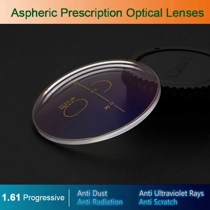 Hotony 1.61 Index Digital Free-form Progressive Aspheric Optical Eyeglasses Prescription Lenses AR-Coating UV400 Men and Women