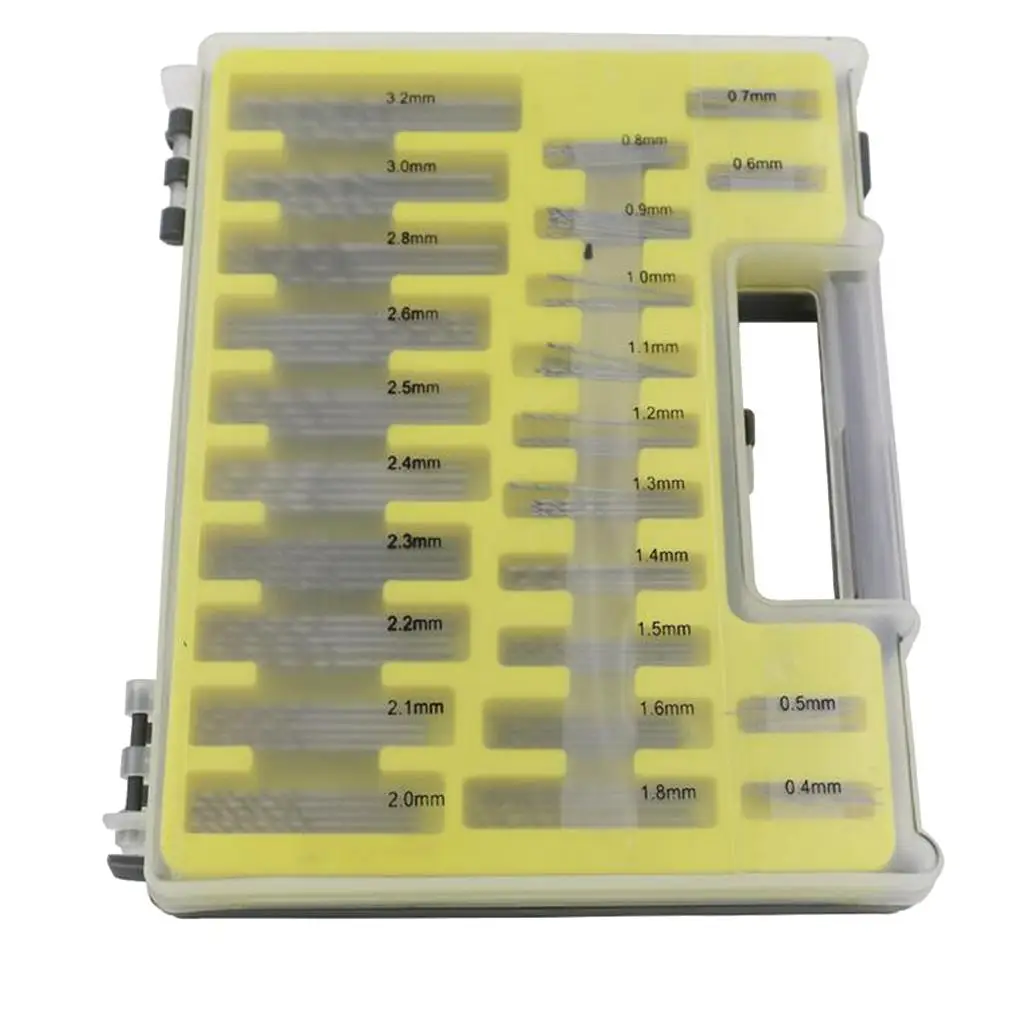 150 шт. Мини-спиральное сверло Micro Precision высокая сталь 0 4-3 2 мм