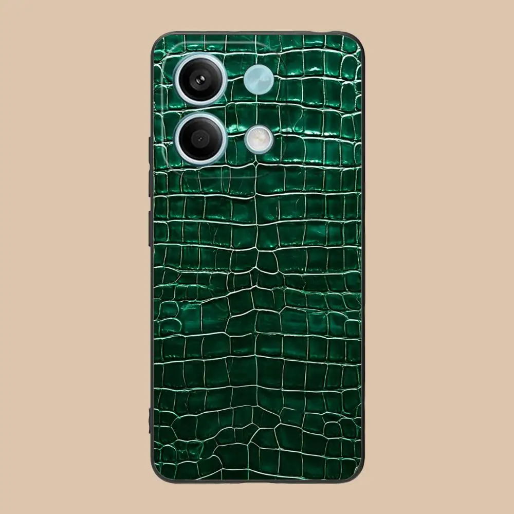 Чехол для телефона с текстурой кожи змеи для POCO F8 F7 F6 F5 F4 F3 F2 Pro GT C75 C71 C65 C61 C40 Pro, ультрамягкий ударопрочный чехол из ТПУ (art.: 3920dcd51d985) - 3920dcd51d985