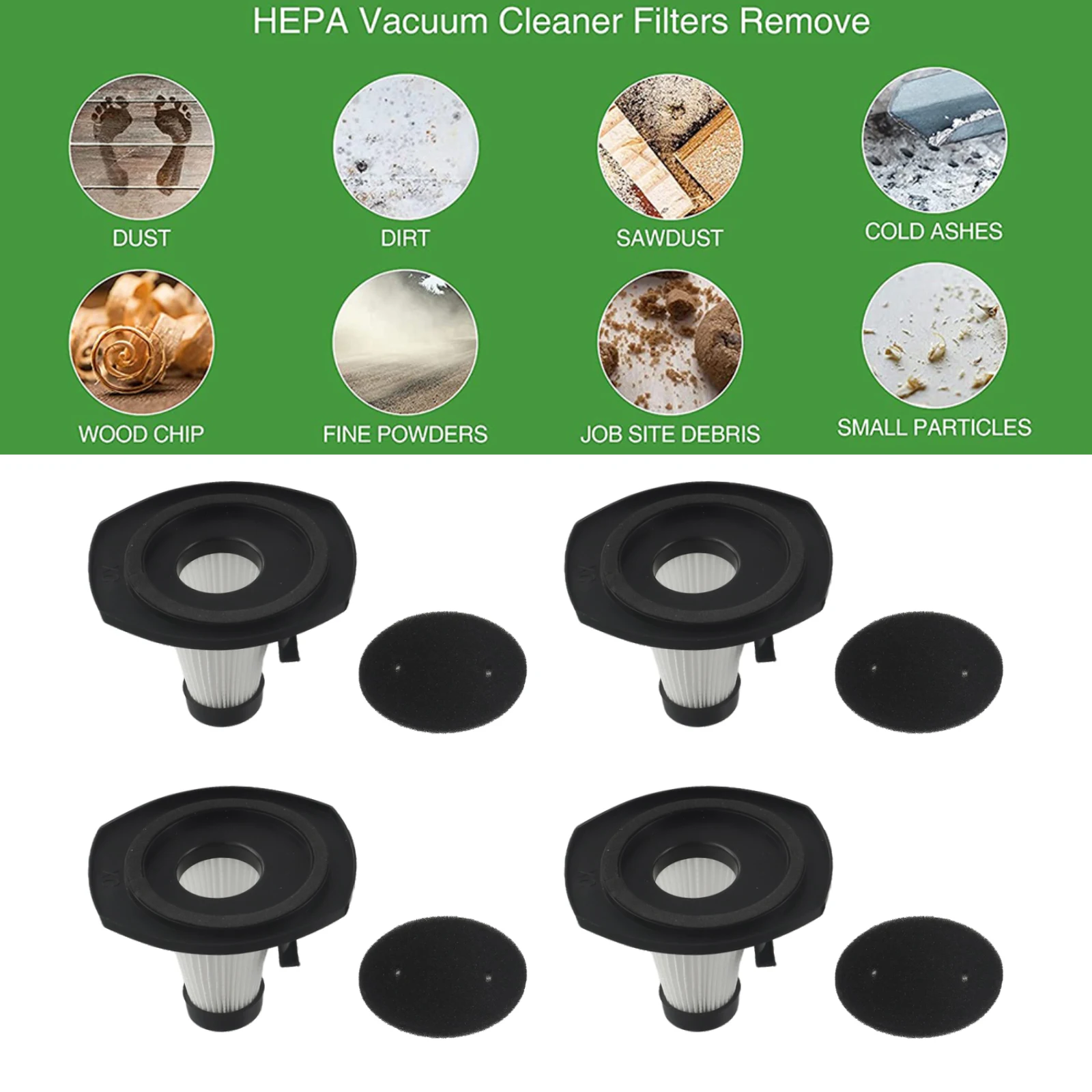 Сменный 6 фильтров и губок для робота-пылесоса MOOSOO LT450 комплект аксессуаров