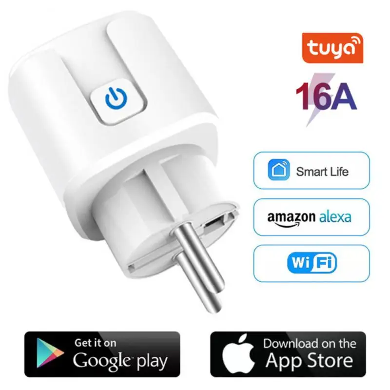 

Умная розетка с поддержкой Wi-Fi, 16 А