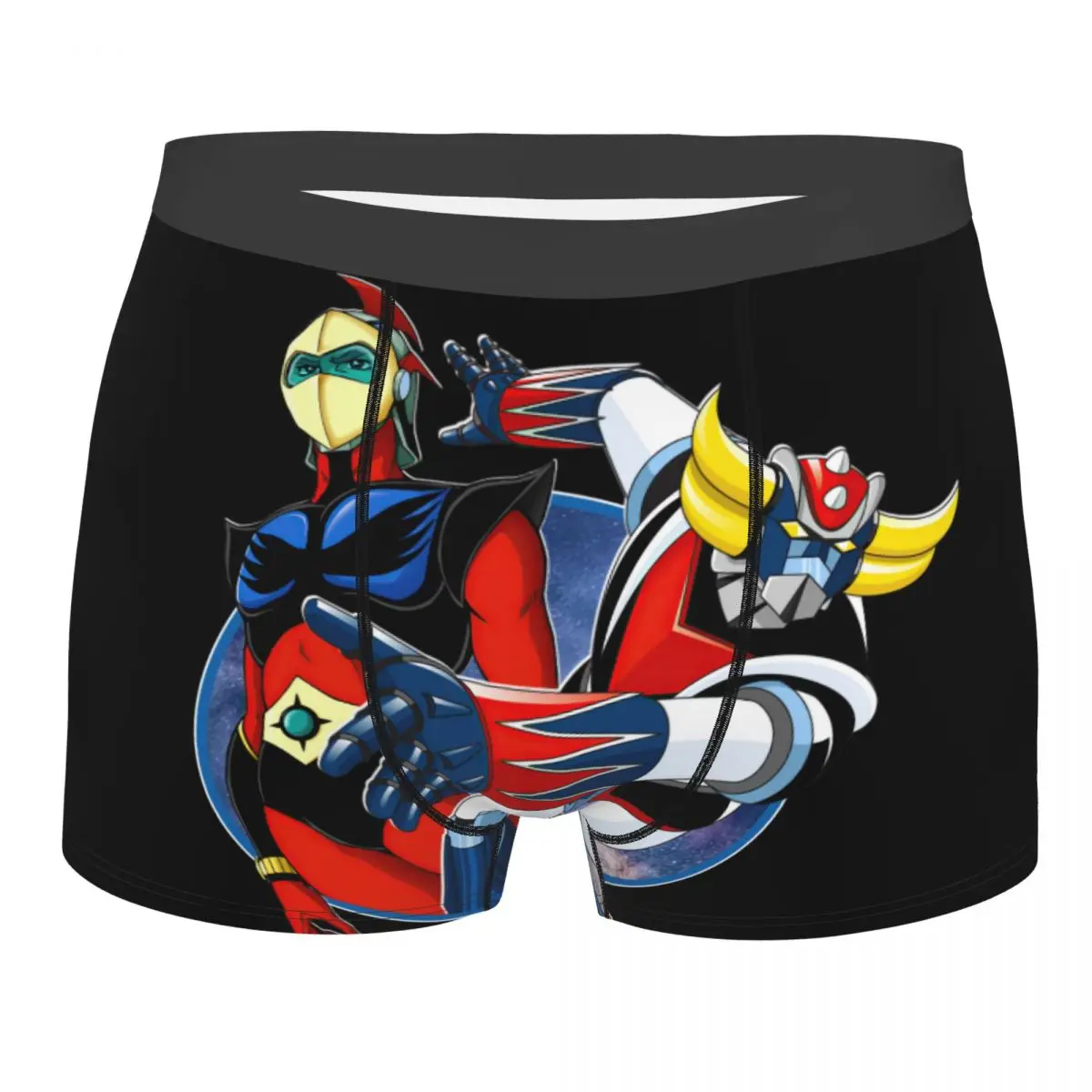 

Мужское нижнее белье UFO Robot Goldorak grenрядом, дышащие мужские трусы-боксеры из дракона, мягкое нижнее белье для мужчин