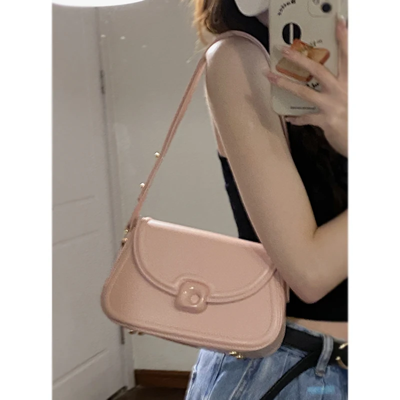 

Korean Saddle Bag Women's 2023 New Fashion Fashion Special-Interest Underarm Bag All-Match Ins Shoulder Bag Messenger Bag