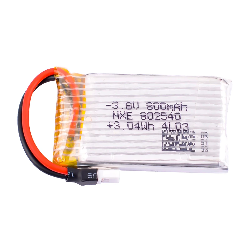 Фото Аккумулятор LiPo 3.8V 800mAh для радиоуправляемых вертолетов Wltoys XK K170 K160 K270, оригинальные запчасти, аксессуары K170-0007 №2