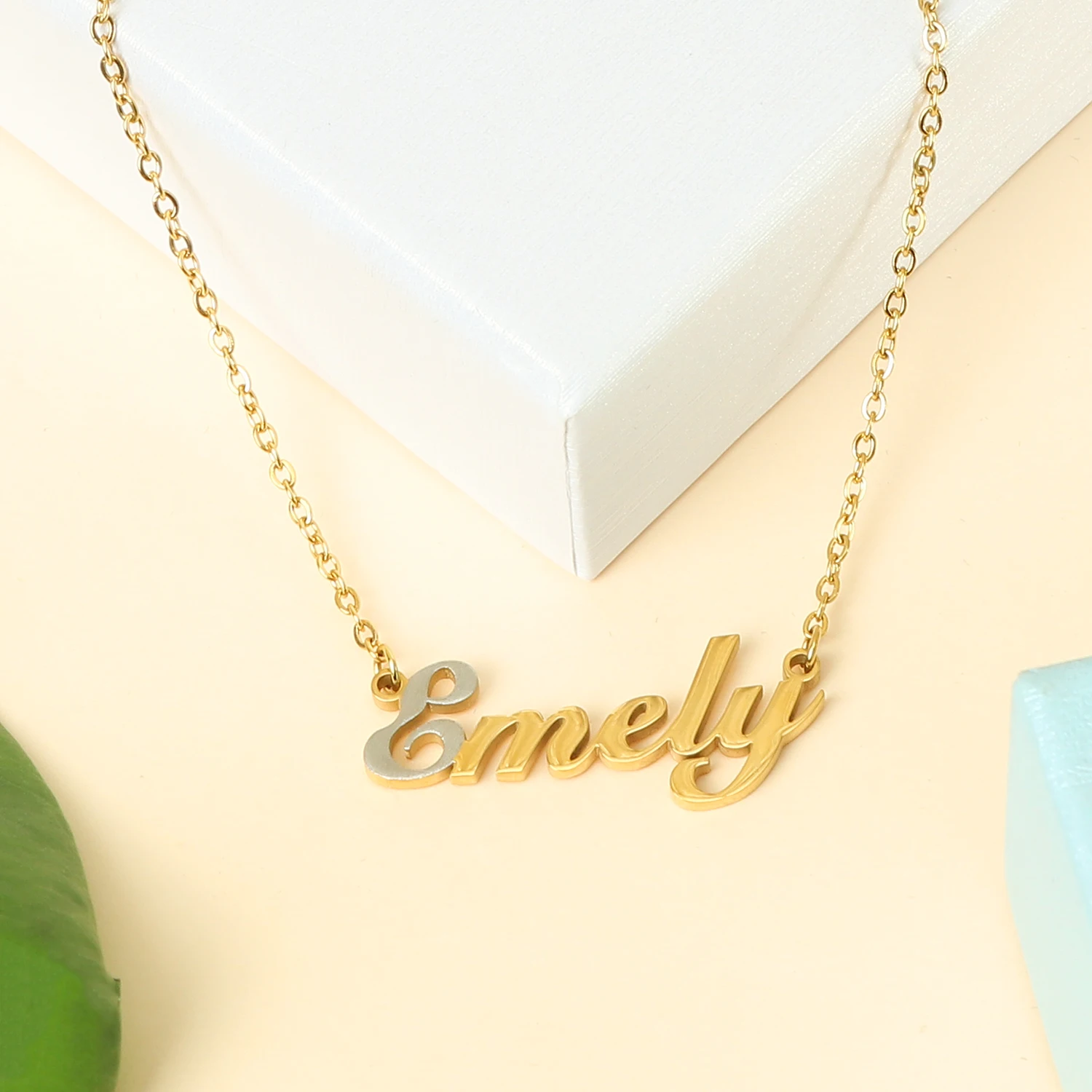 Ожерелье в стиле хип-хоп с именем на заказ модное ожерелье-цепочка рок