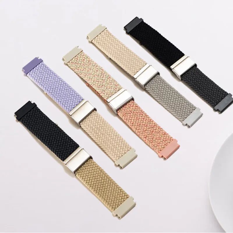 Фото Плетеная петля Solo для Samsung Galaxy Watch 7/FE/4/5/6/44 мм 40 мм 5 Pro 45 мм ремешок/Aactive 2/браслет Gear S3 22 мм 20 мм ремешок для часов №2
