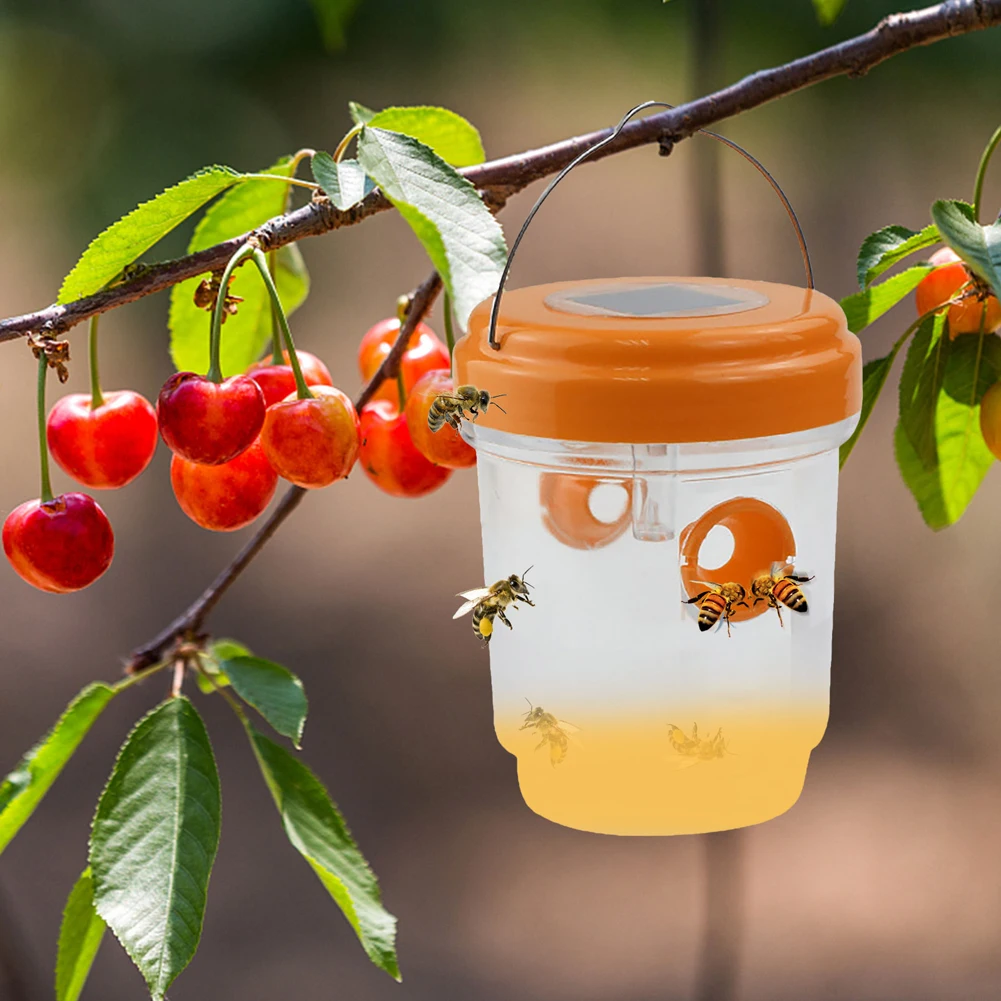 

Летучая ловушка для ОС на солнечных батареях, фруктовые мухи, насекомые, жуки, Висячие деревья, Ловца меда, убийца, пчела, насекомое, борьба с ...