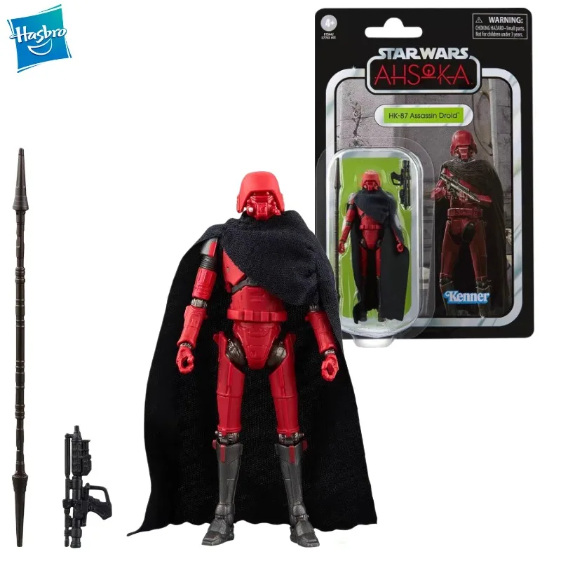 Фото Новая оригинальная фигурка Hasbro Star Wars The Vintage Collection Ahsoka HK-87 Assassin Droid, игрушка, модель, подарок №2