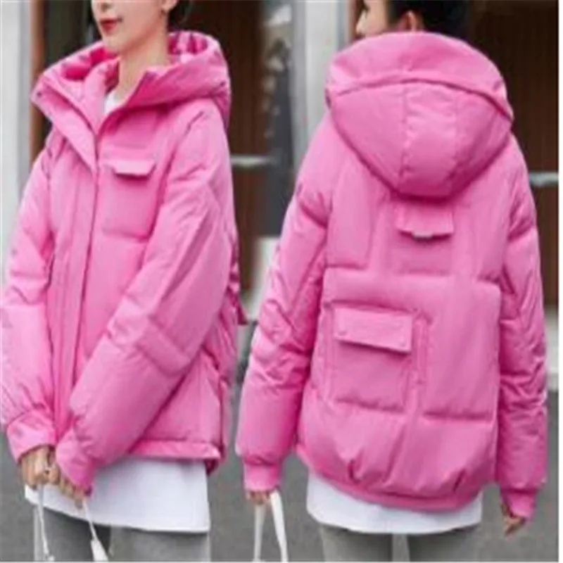 

Корейская зимняя стеганая куртка, пальто, Новое поступление 2022, женская верхняя одежда на молнии, парки, хлопковое пальто, женская стеганая ...