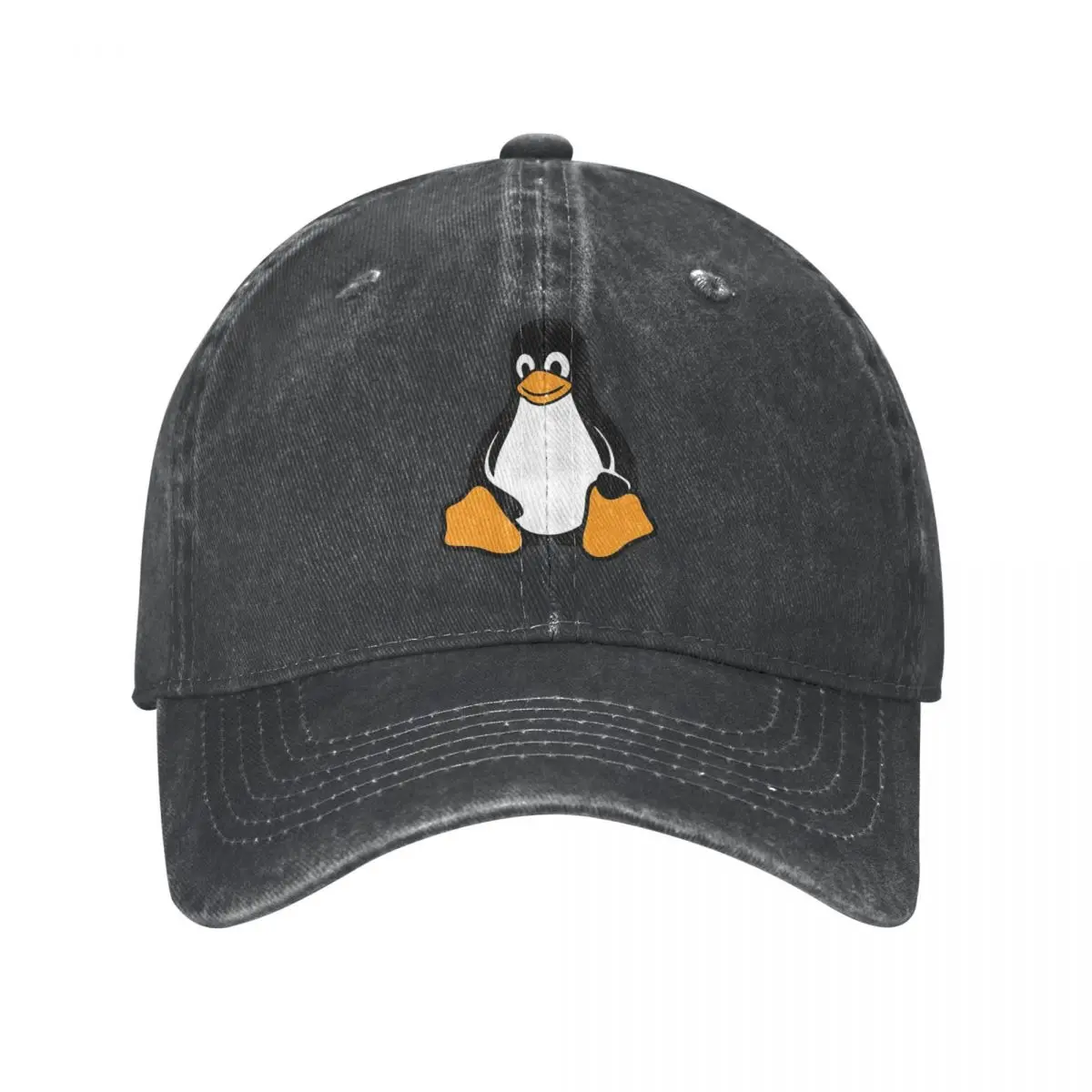 

Linux Tux Pingouin Baseball Cap cowboy hat Peaked cap Cowboy Bebop Hats Men and women hats