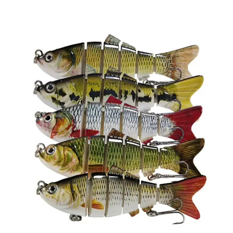 

lot 10cm 19.5g Sinking Wobblers Fishing Lures Jointed Crankbait Swimbait 6 Segment Hard Artificial Bait For Fishing Tackle