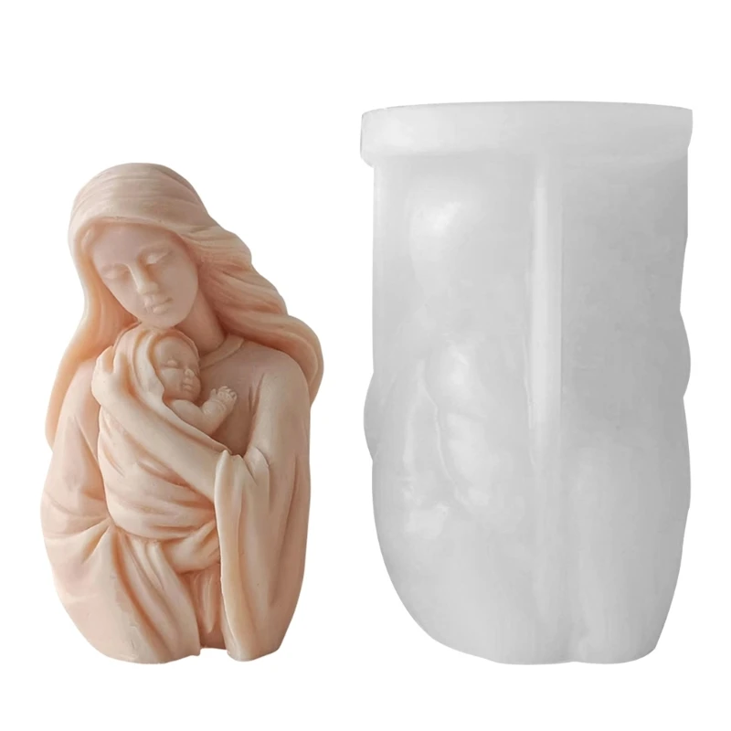 

Hold Baby Decor Candle Silicone Mold Epoxy Resin DIY Decoration Making Soap F3MD